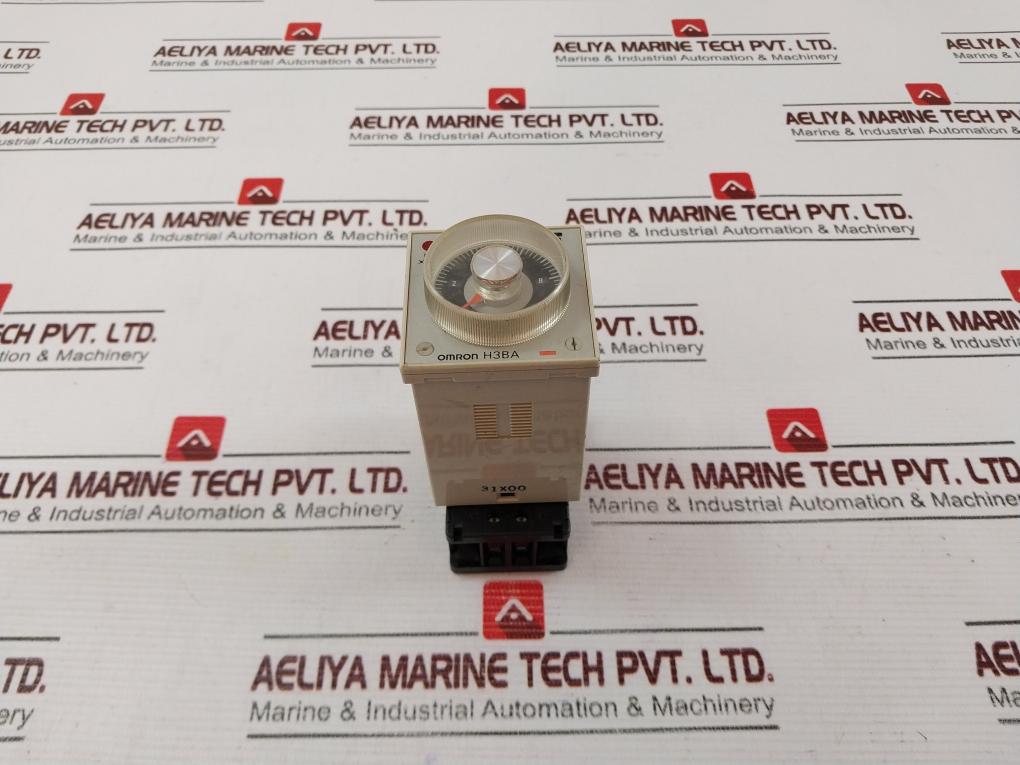 Omron H3Ba-8 Solid-state Timer With Base 200/220/240Vac 50/60Hz