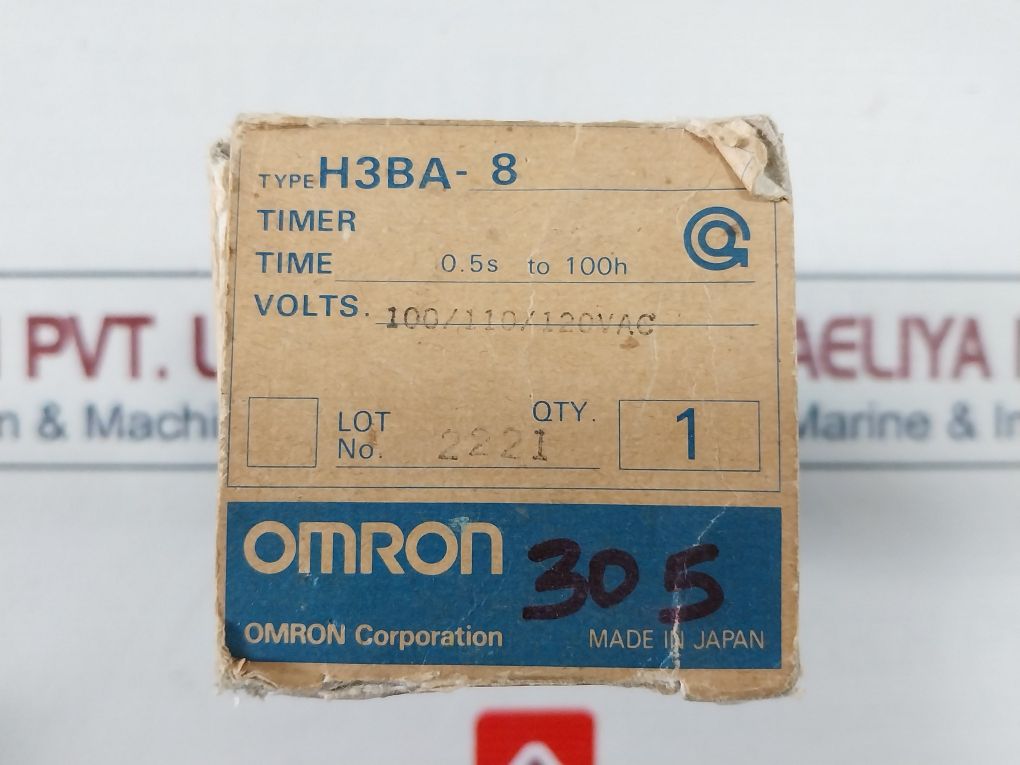 Omron H3Ba-8 Timer 0-1.0 Sec