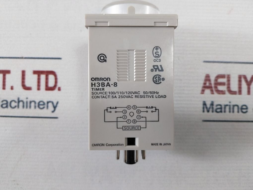 Omron H3Ba-8 Timer 0-1.0 Sec
