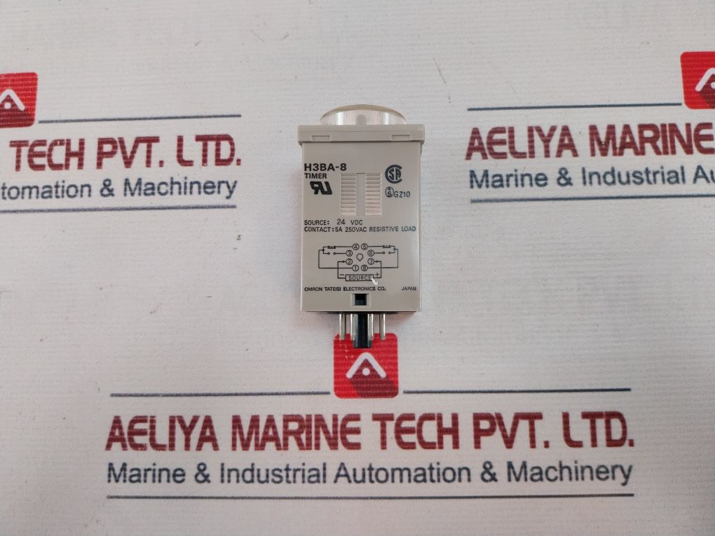 Omron H3Ba-8 Timer 0-10 Sec 24 Vdc