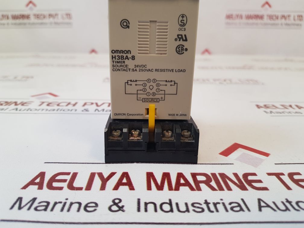 Omron H3Ba-8 Timer With Base 0-10 Sec