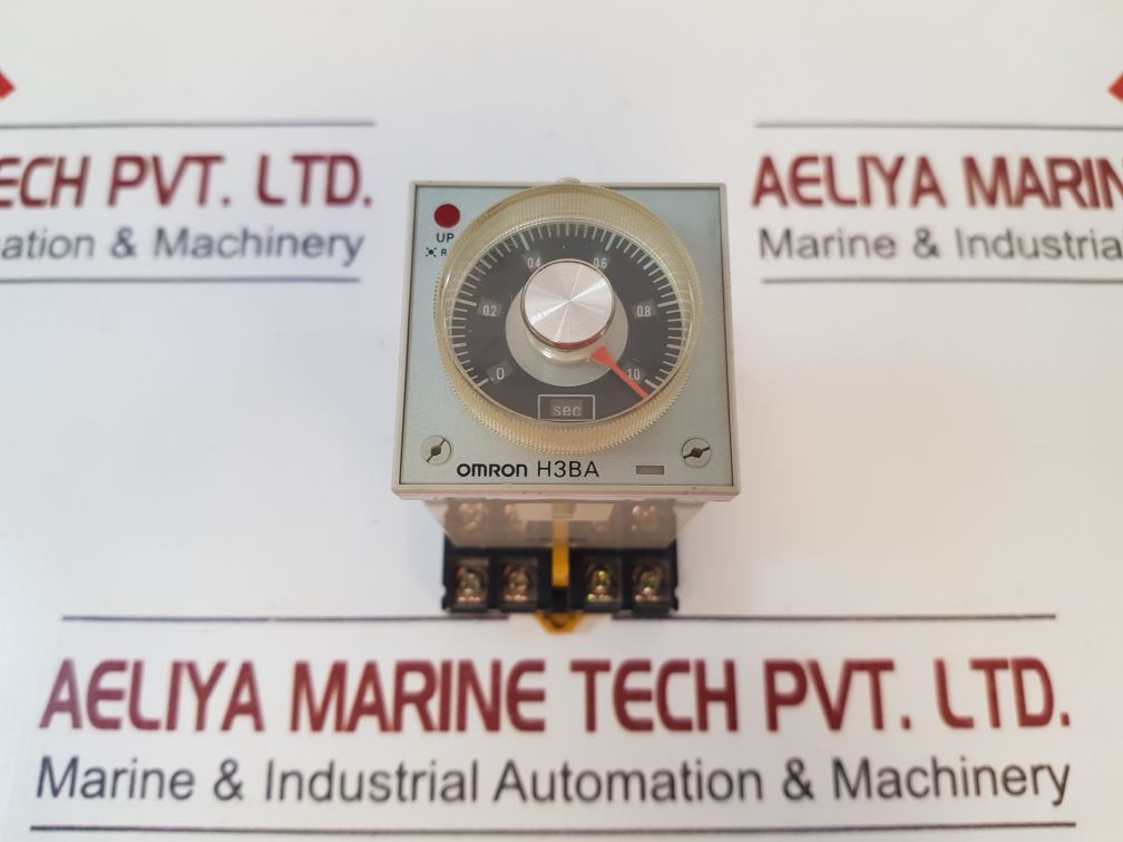 Omron H3Ba-8 Timer With Base 0-1 Sec