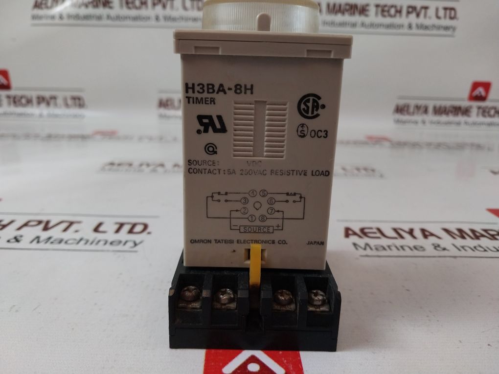 Omron H3Ba-8H Timer 0 To 5 Hrs