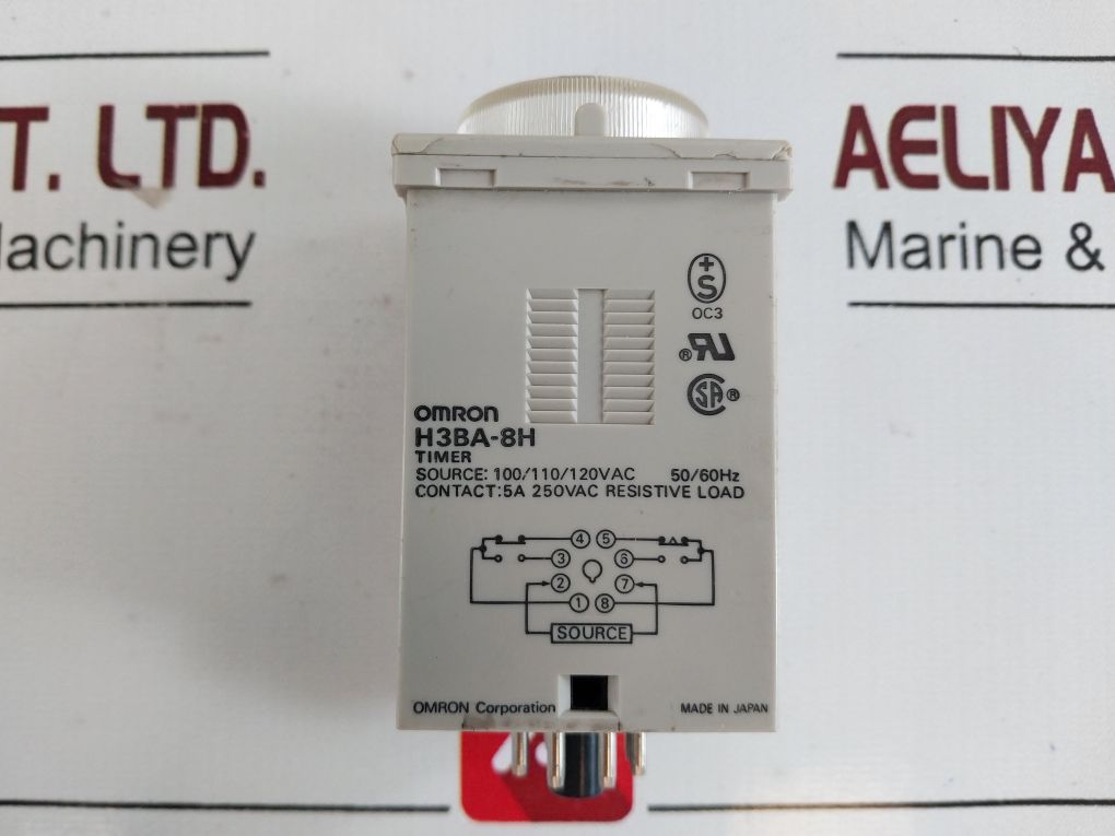 Omron H3Ba-8H Timer 0-1.0 Min