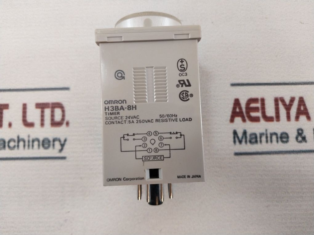 Omron H3Ba-8H Timer 0-10 Min 24Vac