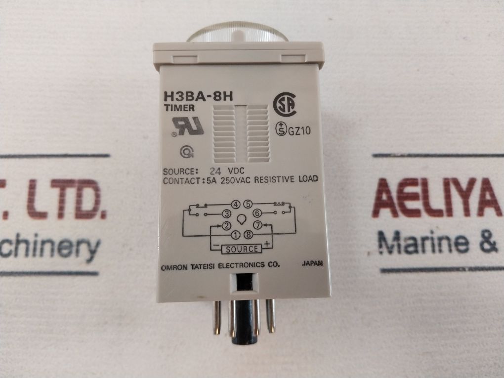 Omron H3Ba-8H Timer 0-10 Sec 24 Vdc