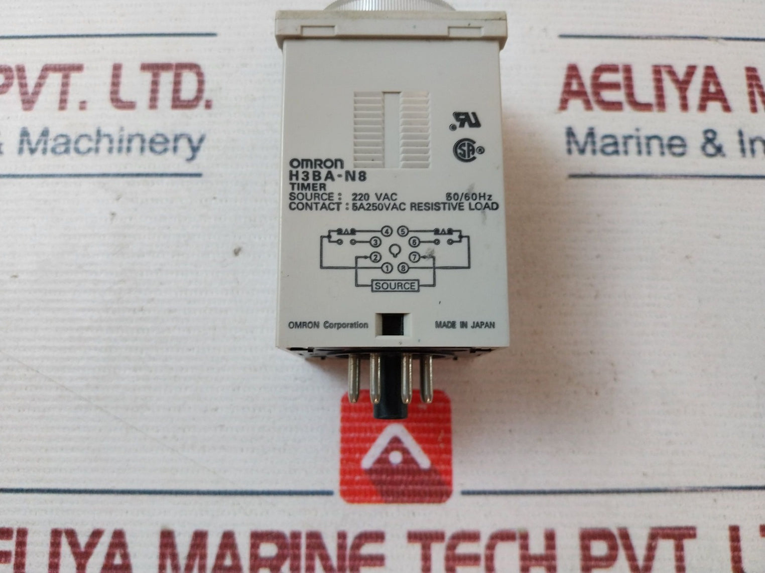 Omron H3Ba-n8 Timer 0-1.2 Min 50/60Hz