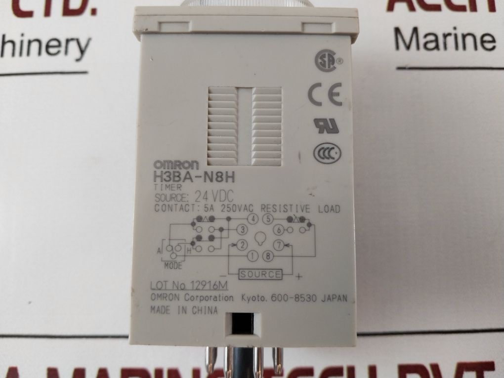 Omron H3Ba-n8H Timer 0-12 Sec