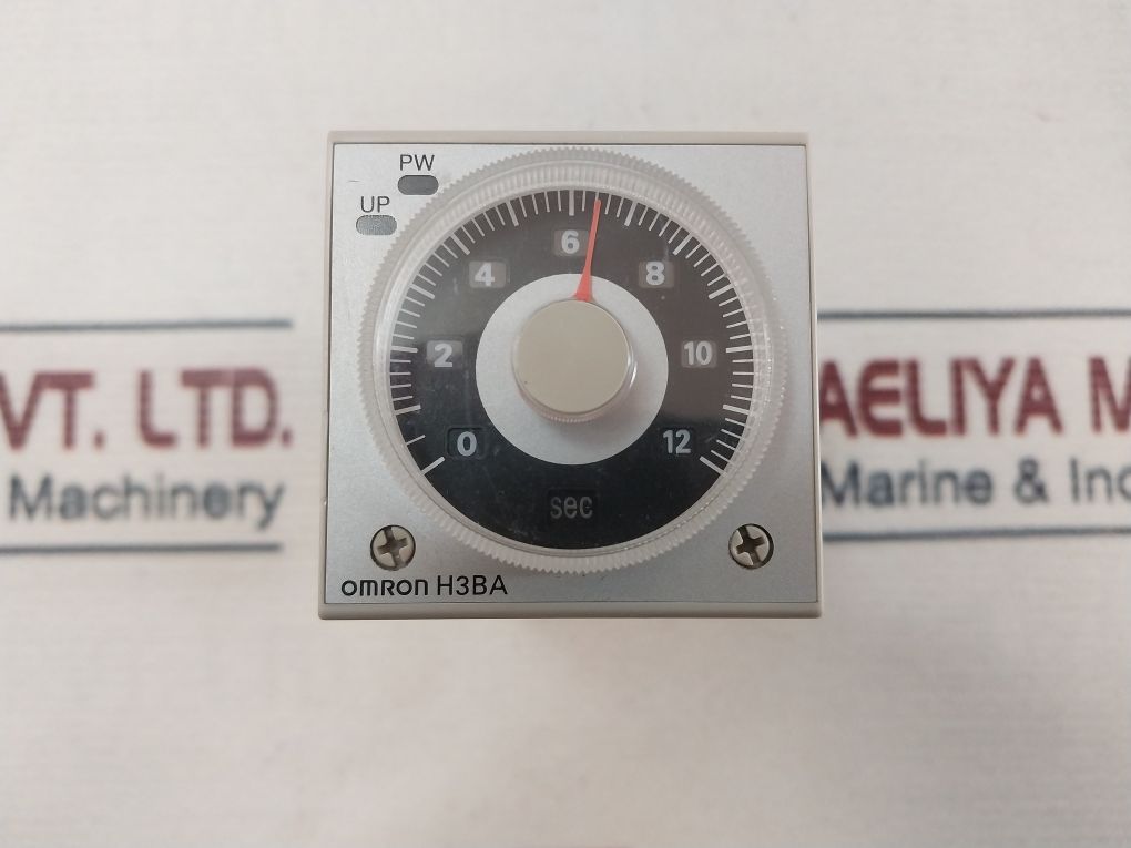 Omron H3Ba-n8H Timer 0-12 Sec 110 VAC 