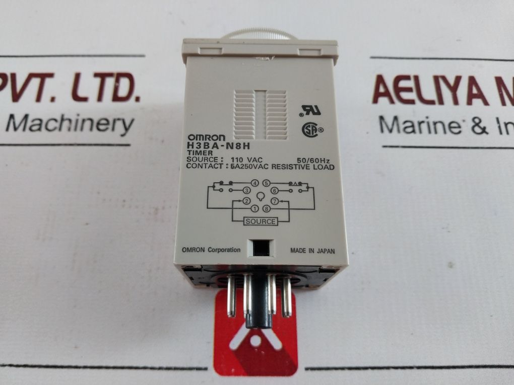 Omron H3Ba-n8H Timer 0 To 3 Sec
