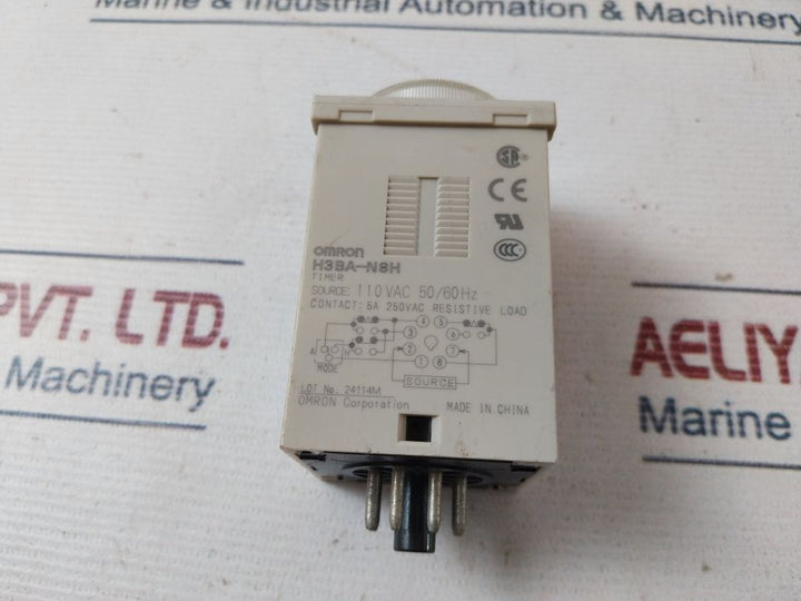 Omron H3Ba-n8H Timer 110Vac