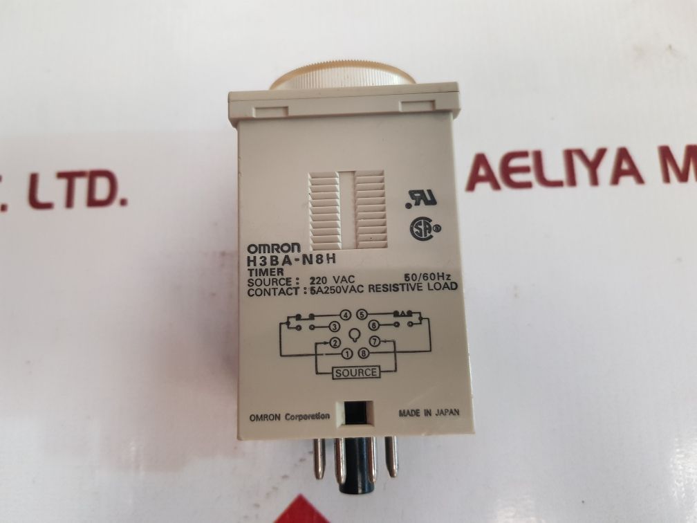 Omron H3Ba-n8H Timer 220 Vac