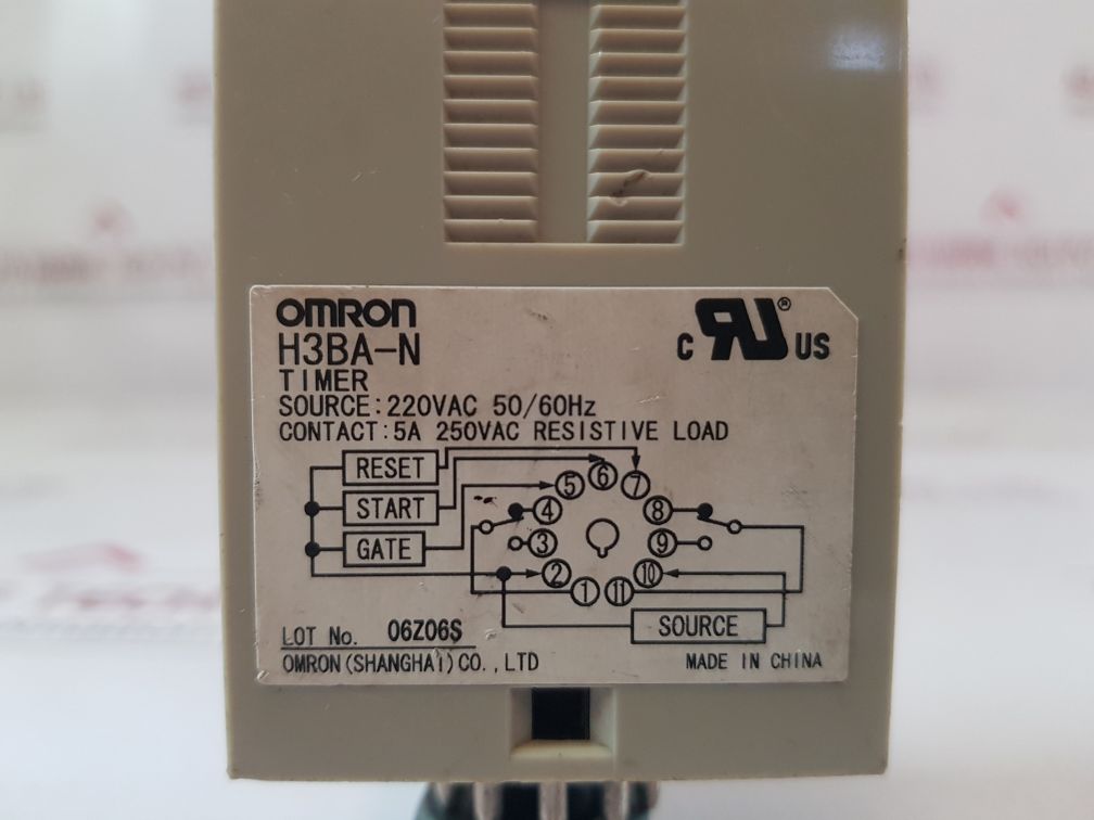 Omron H3Ba-n Timer 0 To 3 Min