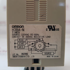 Omron H3Ba-n Timer 0 To 3 Min