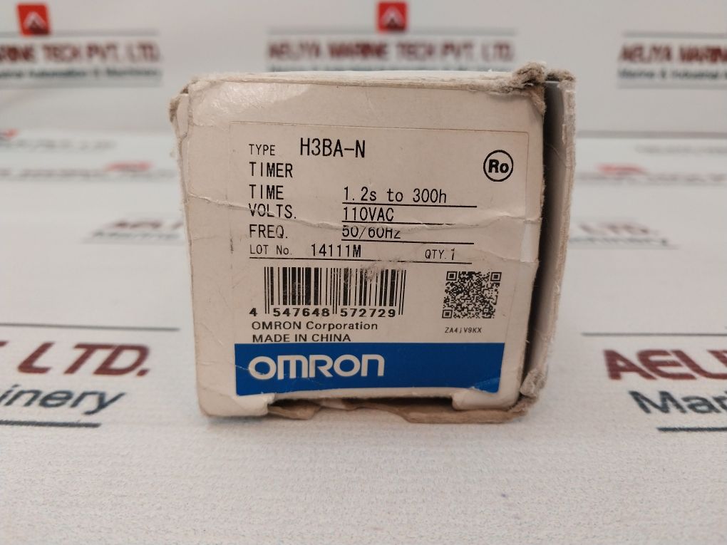 Omron H3Ba-n Solid-state Timer 110Vac