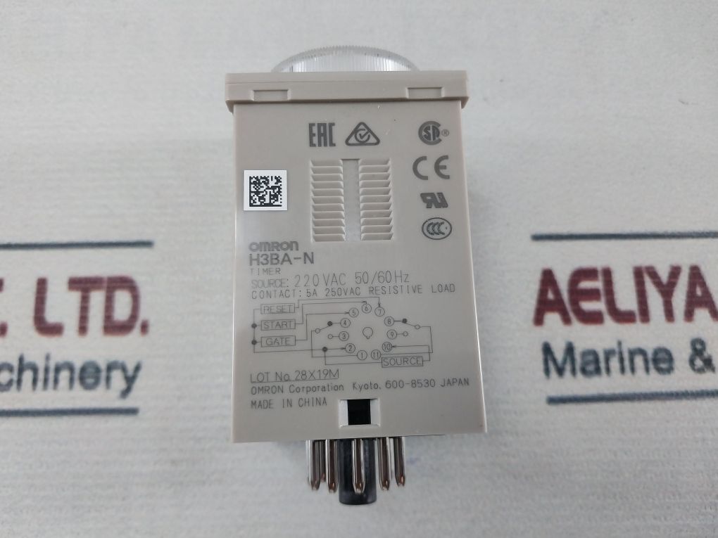 Omron H3Ba-n Solid State Timer 220Vac
