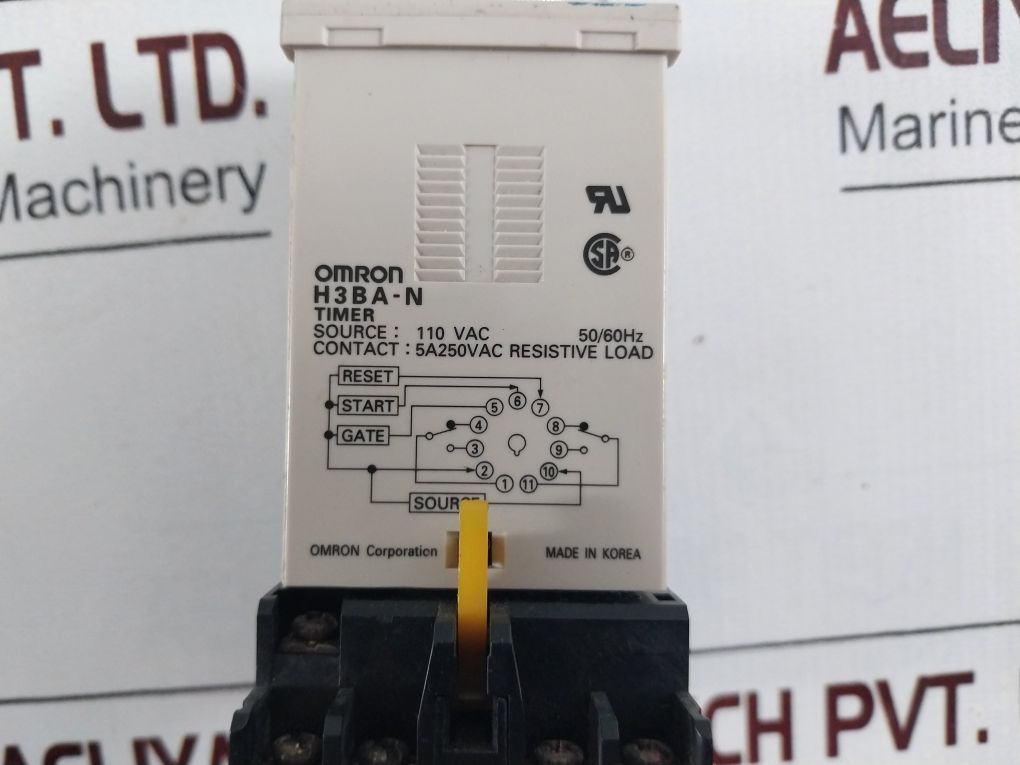 Omron H3Ba-n Timer 110 Vac 50/60Hz