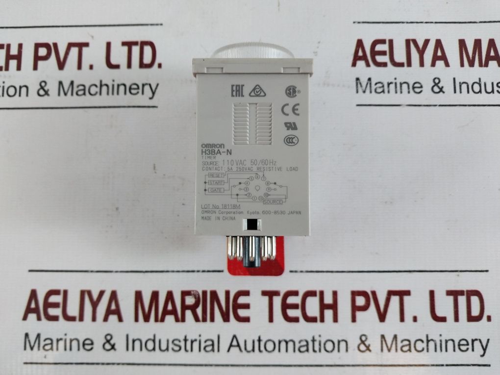 Omron H3Ba-n Timer 0 To 3 Sec