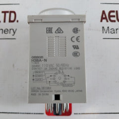 Omron H3Ba-n Timer 0 To 3 Sec