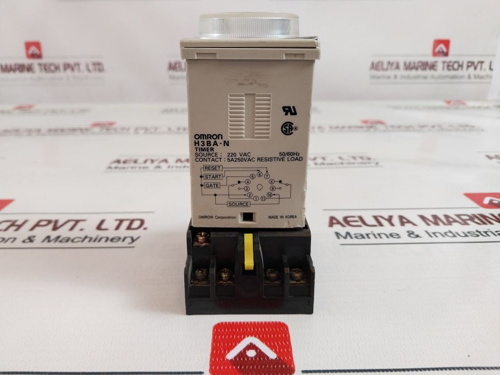 Omron H3Ba-n Timer Relay 220 Vac 5A