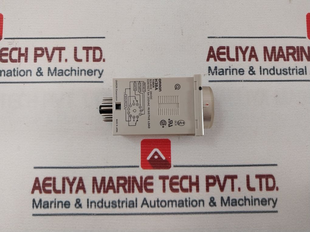 Omron H3Ba Timer 0-1.0 Hrs 5A 250 Vac