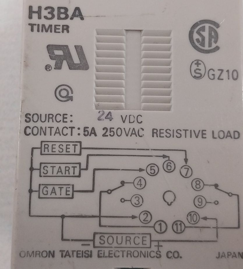 Omron H3Ba Timer Relay 24V Dc