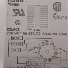 Omron H3Ba Timer Relay 24V Dc