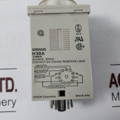 Omron H3Ba Timer 0-0.5 Sec 24Vdc Mode: B