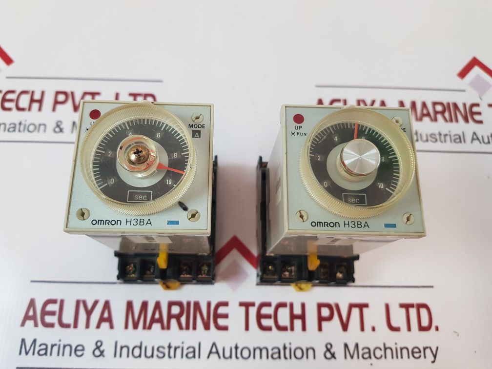 Omron H3Ba Timer Relay With Base 0-10 Sec