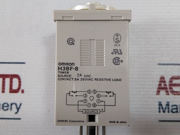 Omron H3Bf-8 Timer 0-1.0 Min