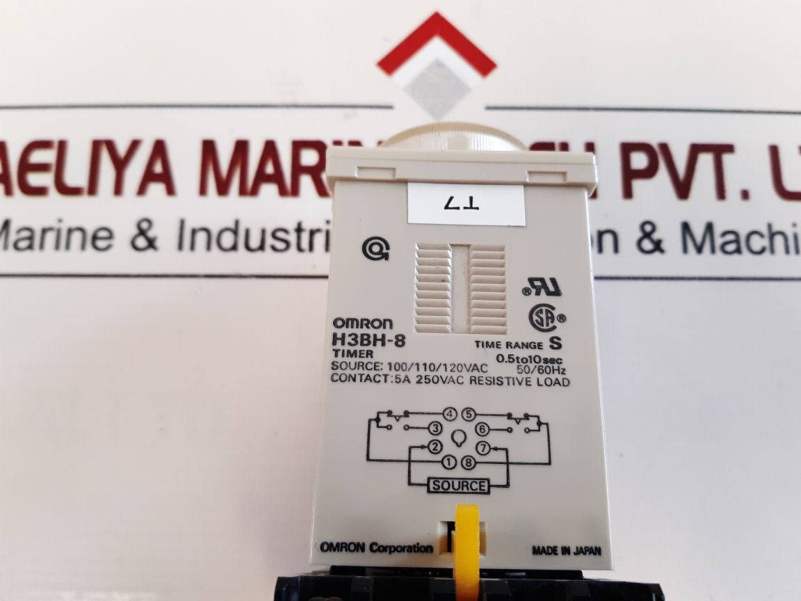 Omron H3Bh-8 Power Off Delay 0.5 To 10 Sec