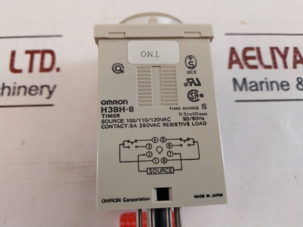 Omron H3Bh-8 Power Off Delay Timer 0.5 To 10 Sec 5A