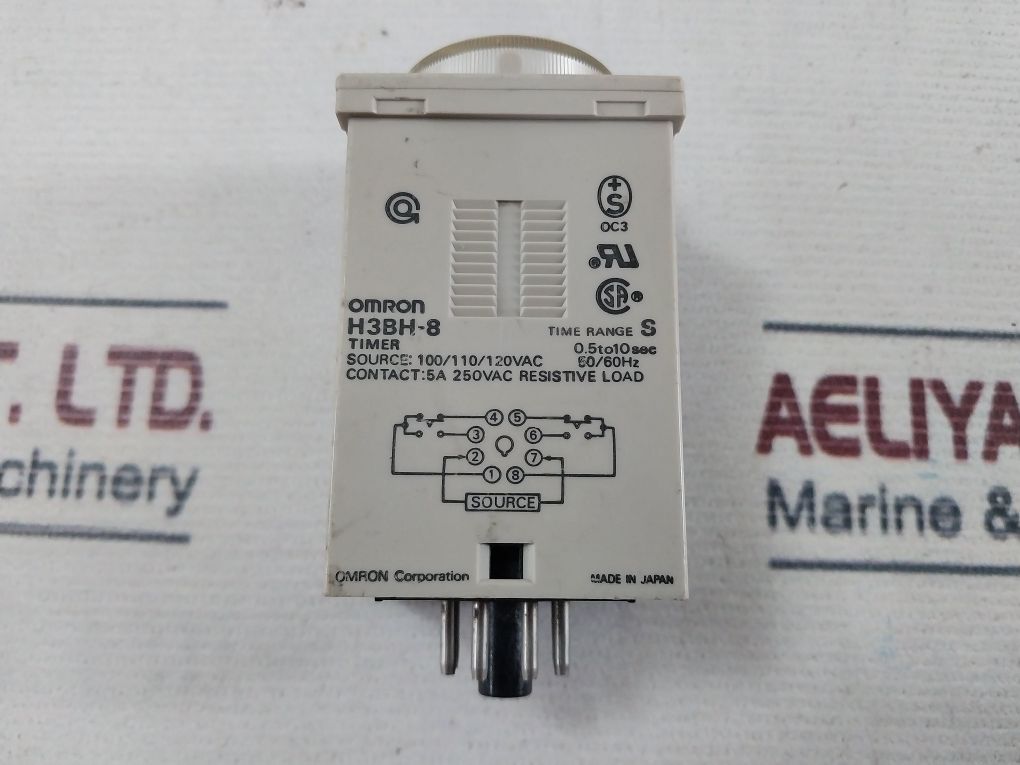 Omron H3Bh-8 Power Off Delay Timer 0.5 To 10Sec