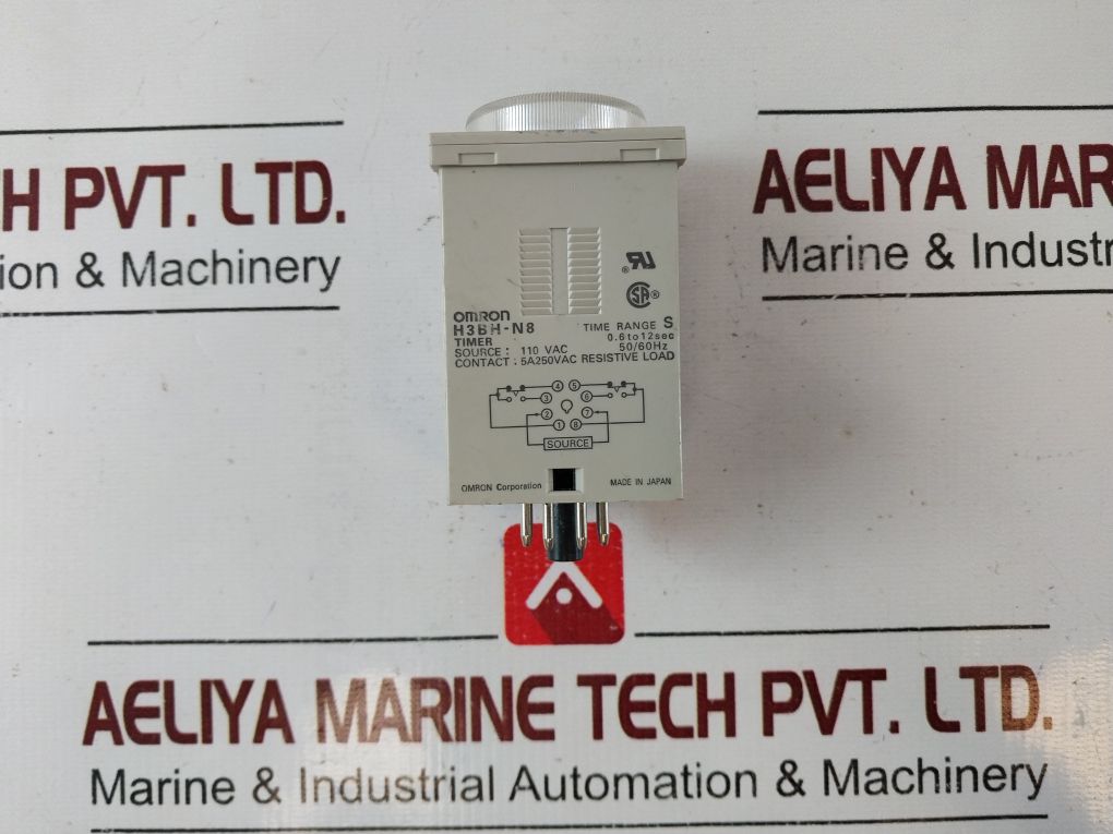 Omron H3Bh-n8 Timer 0.6 To 12 Sec