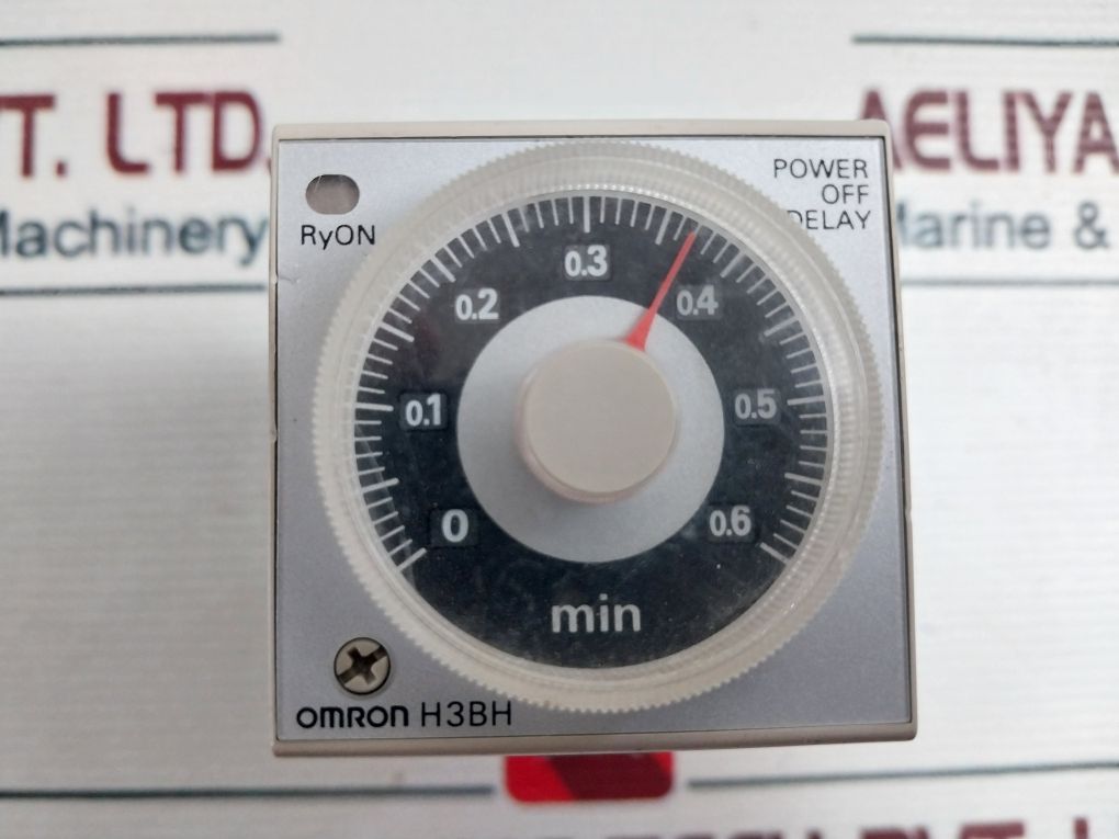 Omron H3Bh-n8 Power Off Delay Timer 220V Ac 0.6 To 12 Min