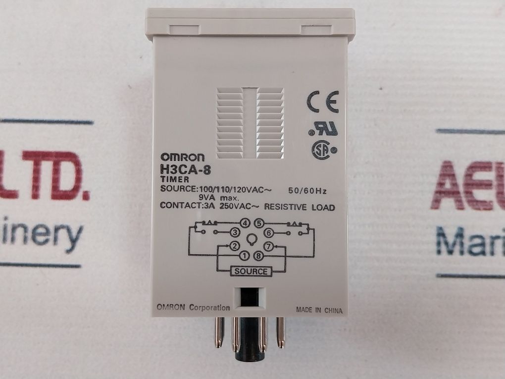 Omron H3Ca-8 Solid State Timer 50/60Hz