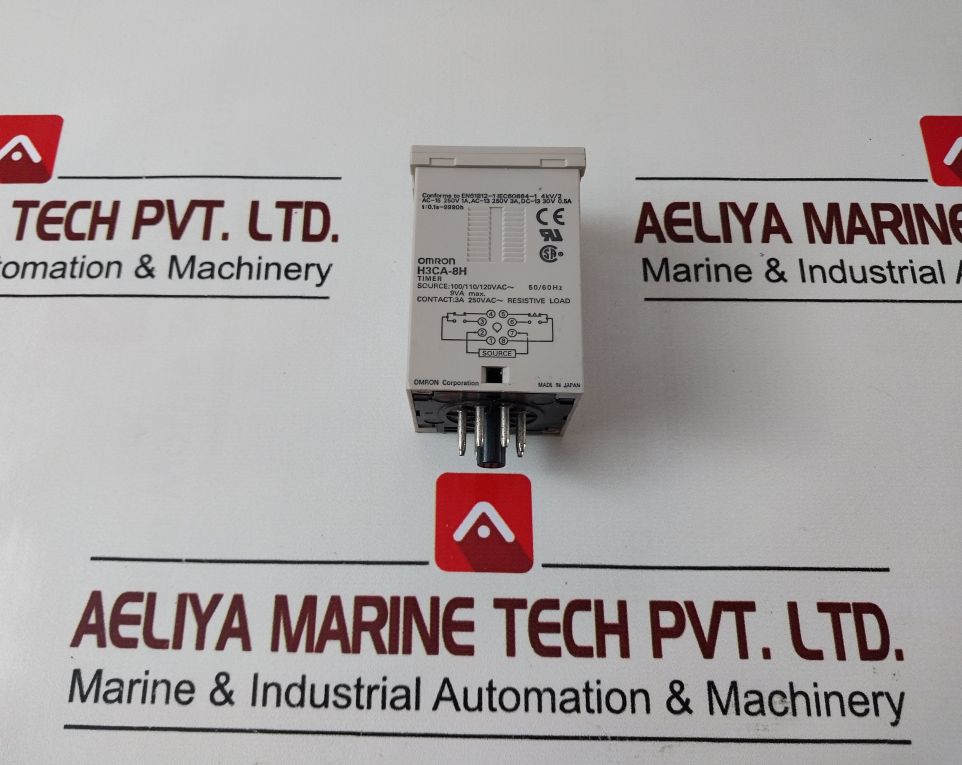 Omron H3Ca-8H Timer 100/110/120Vac~ 50/60Hz