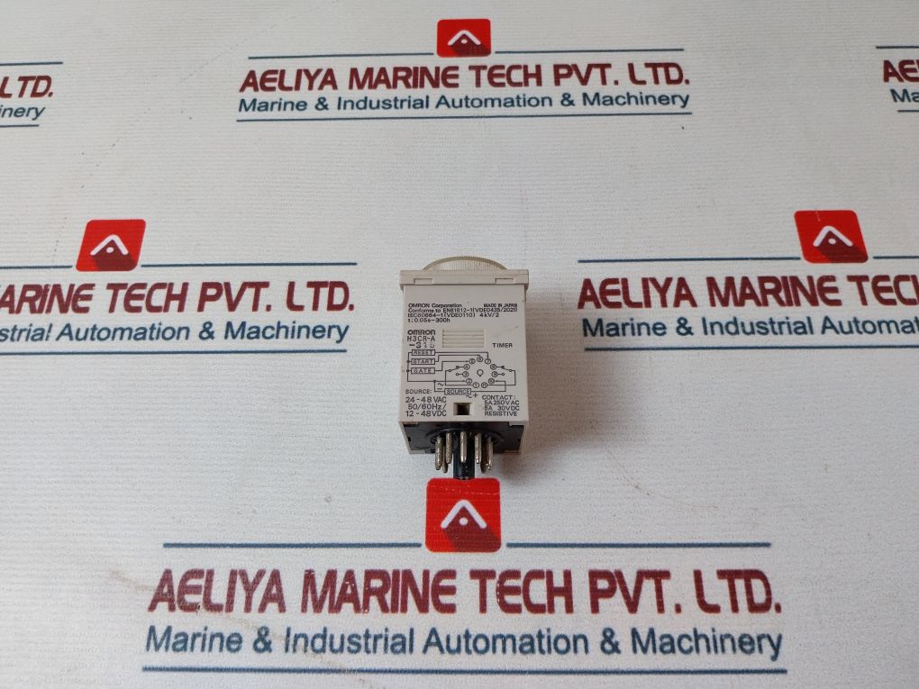 Omron H3Cr-a-315 Timer 0.05S-300H 50/60Hz/12-48 Vdc
