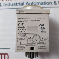 Omron H3Cr-a-315 Timer 5A 250 Vac 50/60Hz