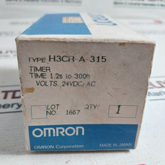 Omron H3Cr-a-315 Timer 0-12 Min 24Vdc/Ac