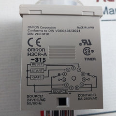 Omron H3Cr-a-315 Timer 0-12 Min 24Vdc/Ac