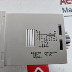 Omron H3Cr-a-315 Timer 0-12 Min 24Vdc/Ac