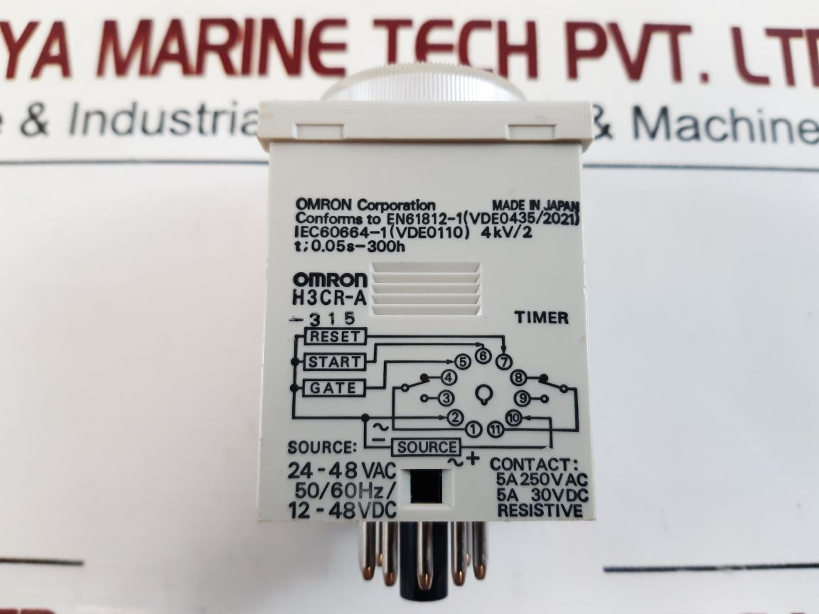 Omron H3Cr-a Timer 0.05S-300H