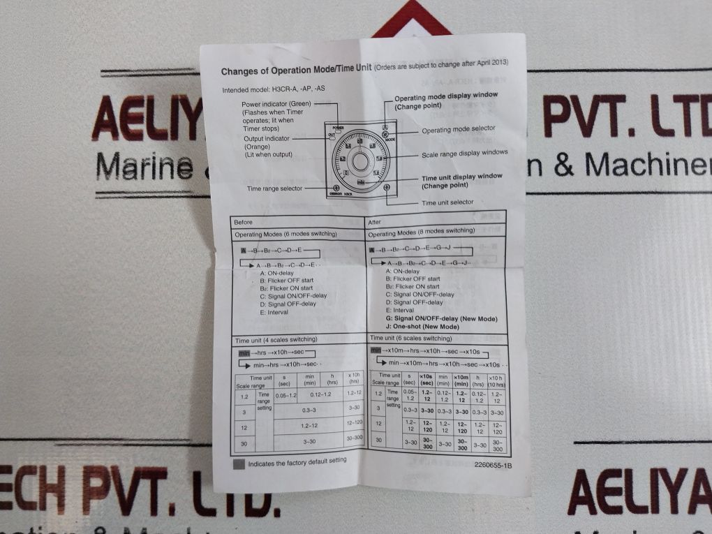 Omron H3Cr-a Solid State Timer