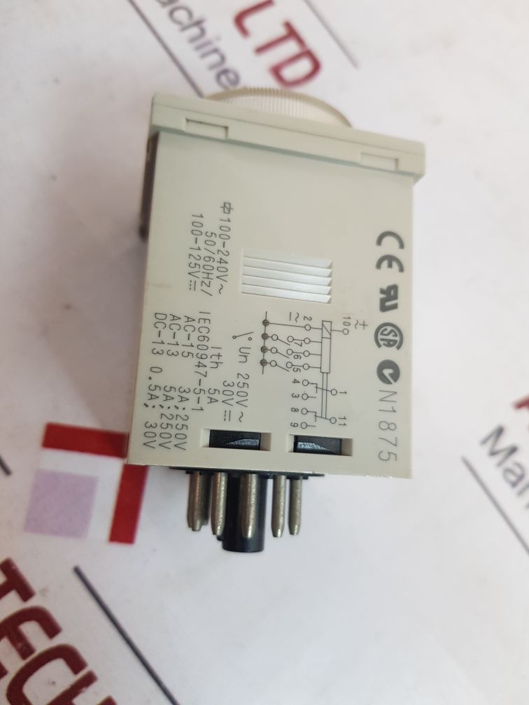 Omron H3Cr-a Timer 0 To 1.2 Min 0.5A