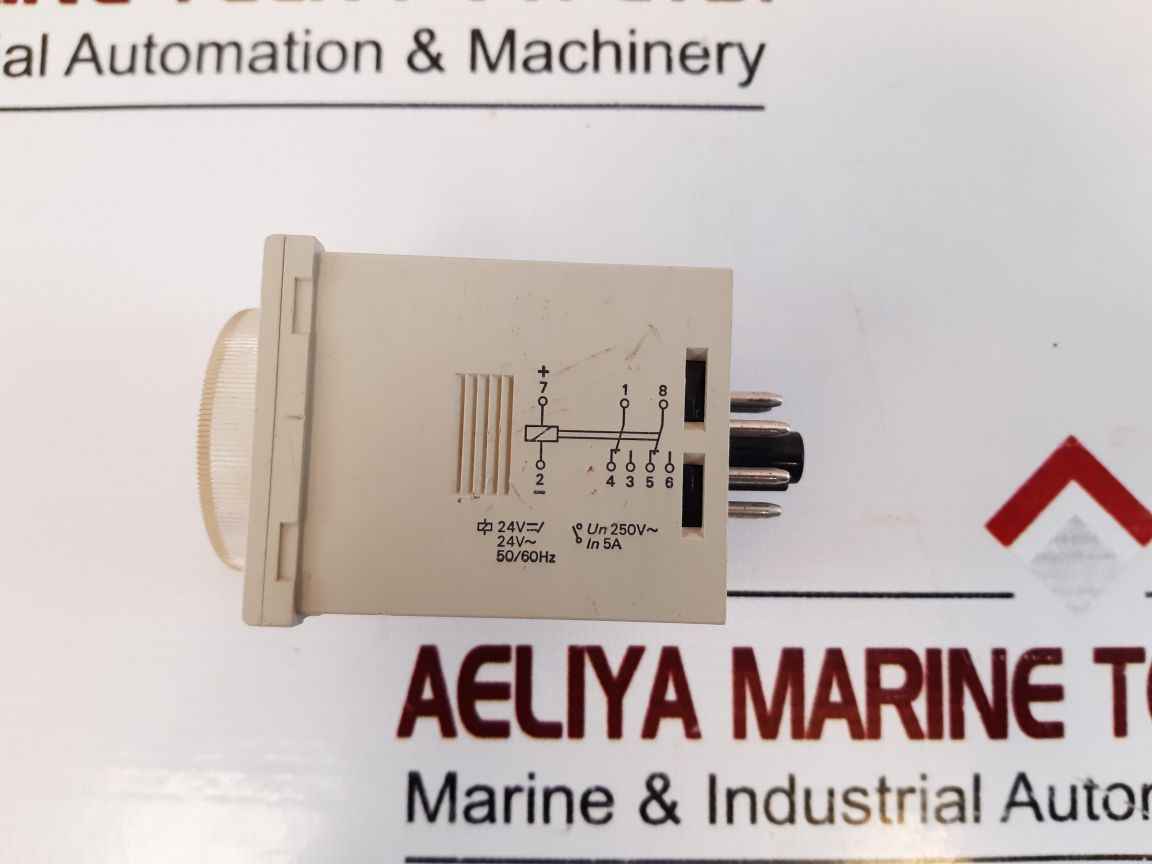 Omron H3Cr-a8-600 Timer 24VdcAc 5060Hz