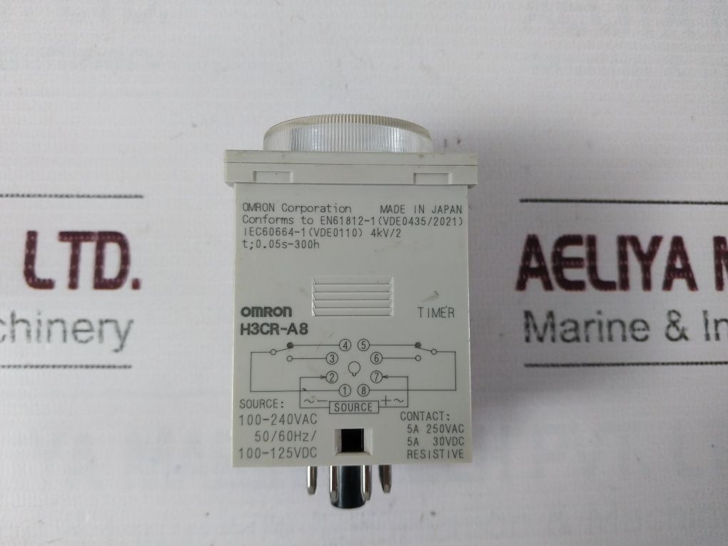 Omron H3Cr-a8 Timer Modules 100-240Vac 50/60Hz