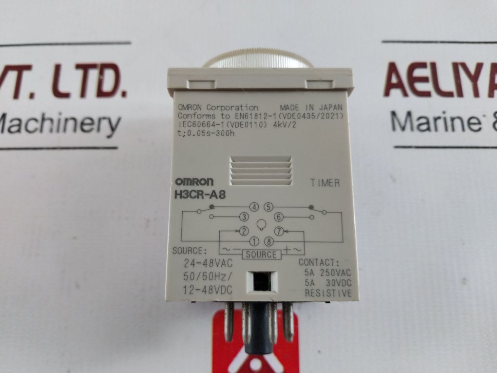 Omron H3Cr-a8 Timer 0.05S-300H 24-48Vac