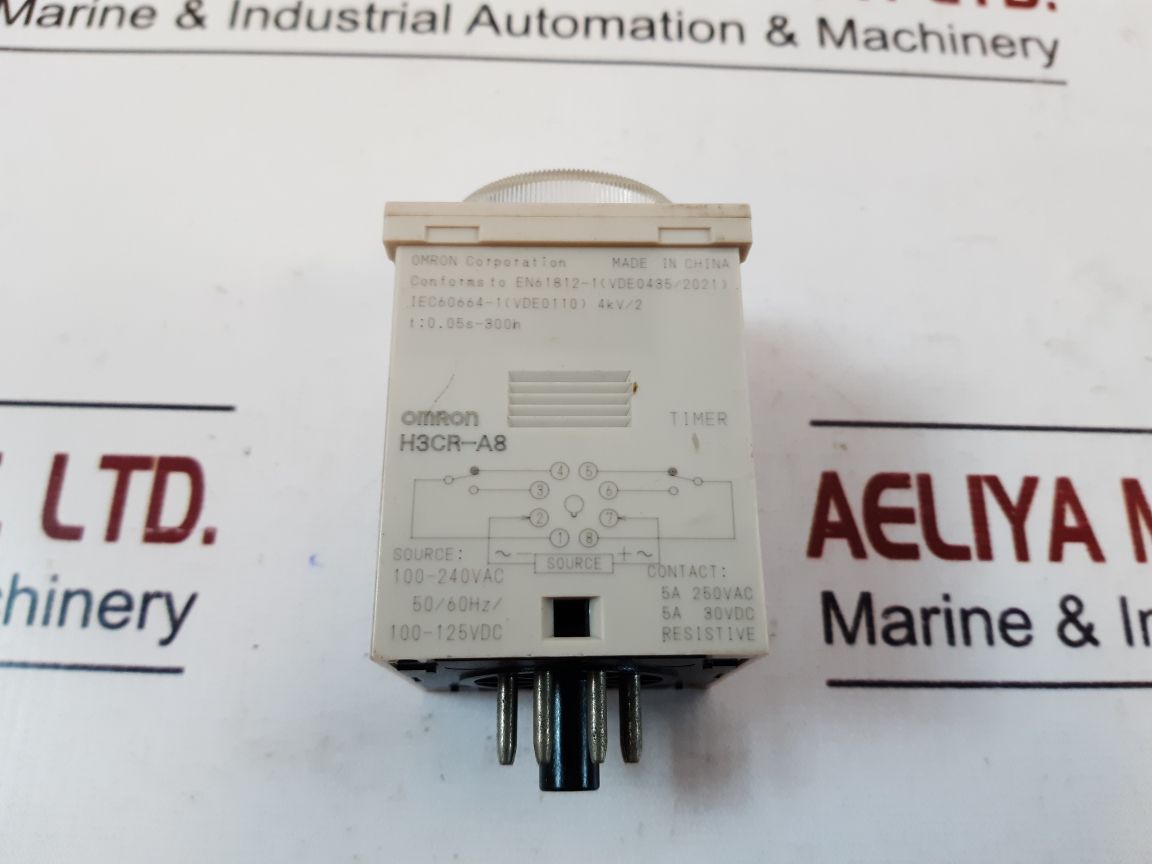 Omron H3Cr-a8 Digital Timer 0 To 12 Sec