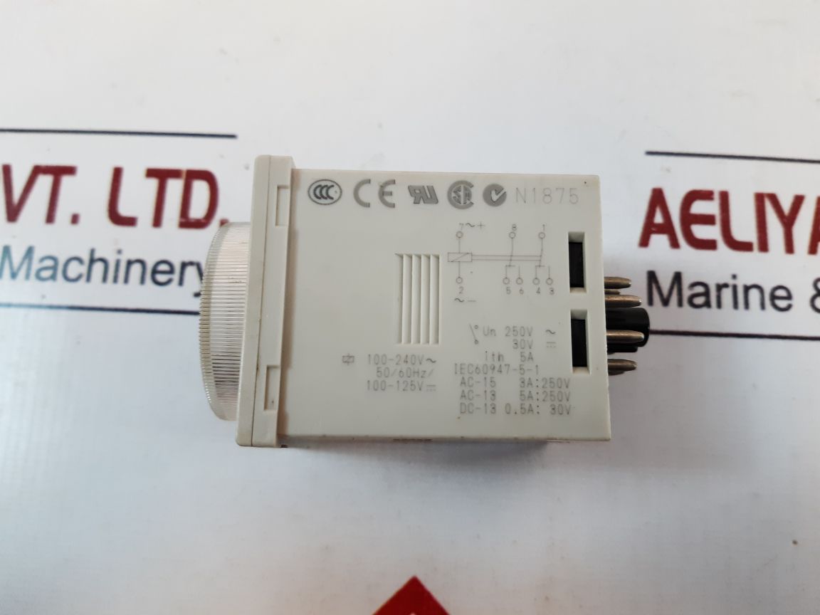 Omron H3Cr-a8 Digital Timer 0 To 12 Sec